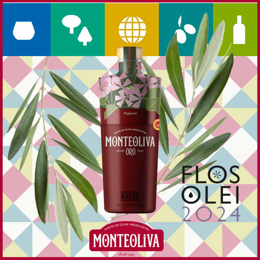 aceites Monteoliva seleccionados para aparecer en la guía Flos Olei