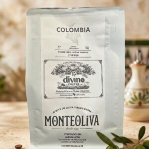 Café en grano en paquete de 250 gr de Aceites Monteoliva