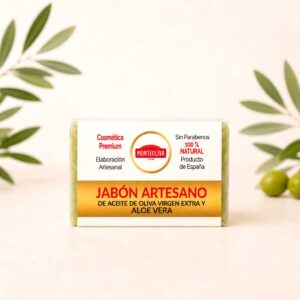 Jabón artesano de AOVE y Aloe Vera 125 gr